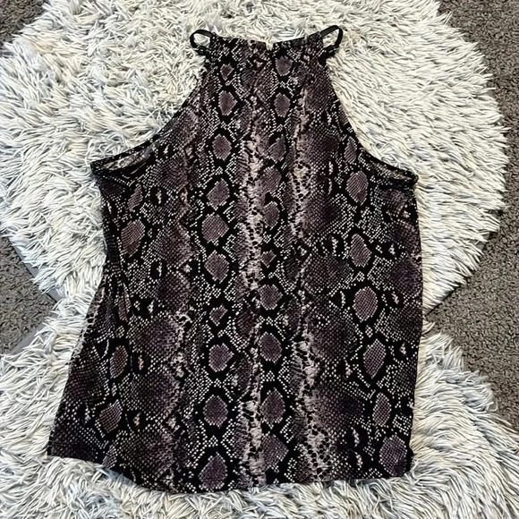 Snake skin Michael Kors Halter Top size XL - Picture 8 of 15